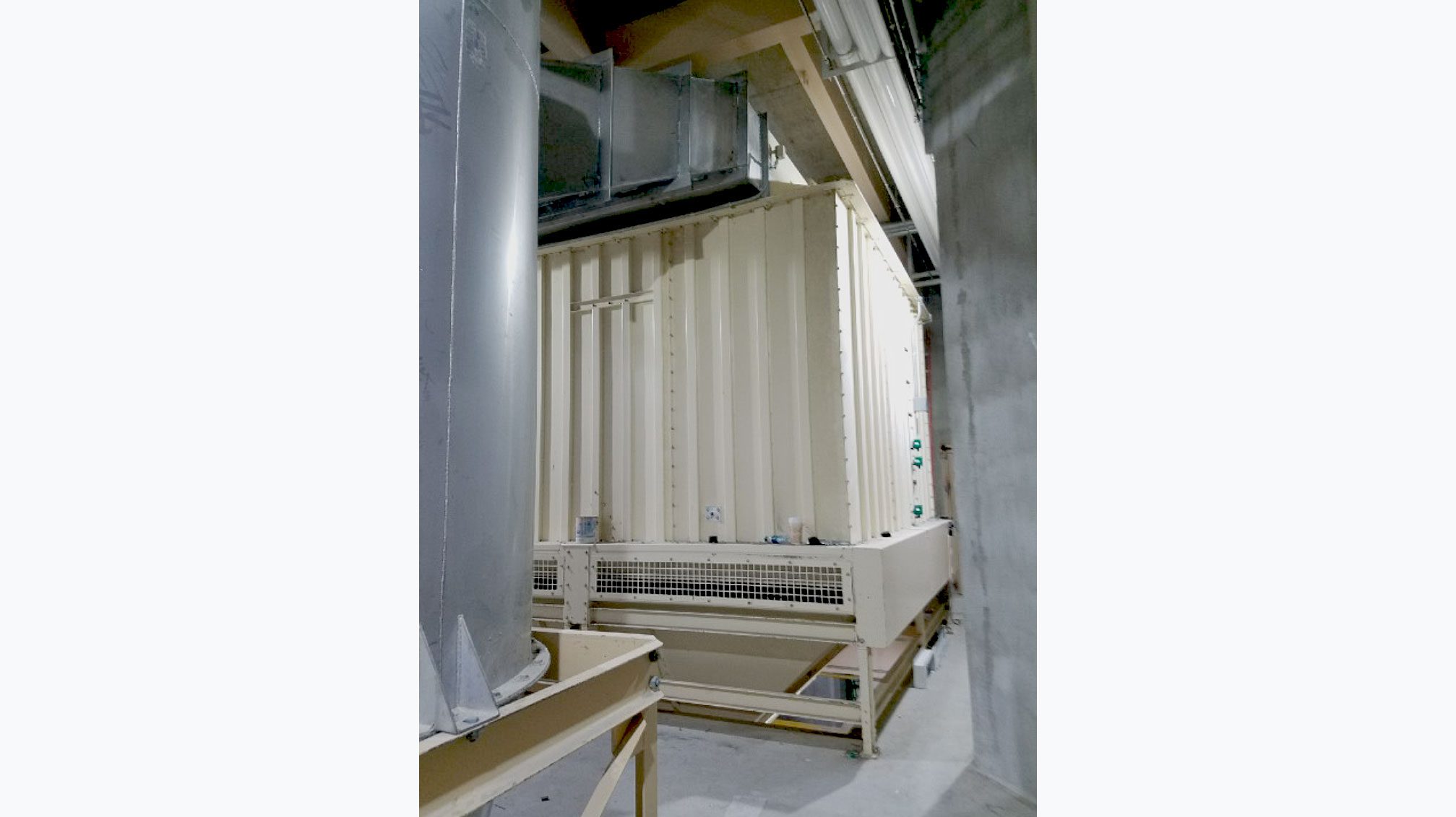 Cooling equipment in industrial setting